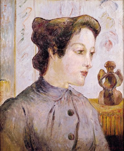 Portret van een jonge vrouw, 1886 door Paul Gauguin